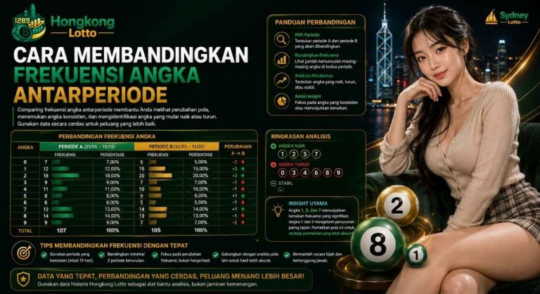 Cara Membandingkan Frekuensi Angka Antarperiode