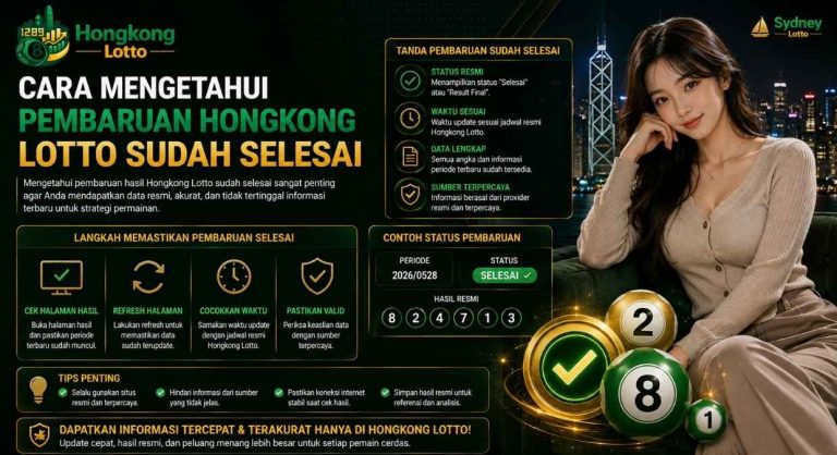 Cara Mengetahui Pembaruan Hongkong Lotto Sudah Selesai