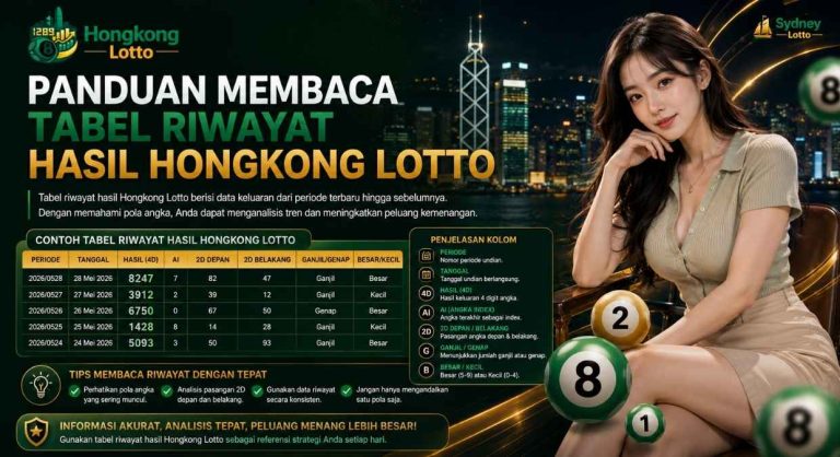 Panduan Membaca Tabel Riwayat Hasil Hongkong Lotto